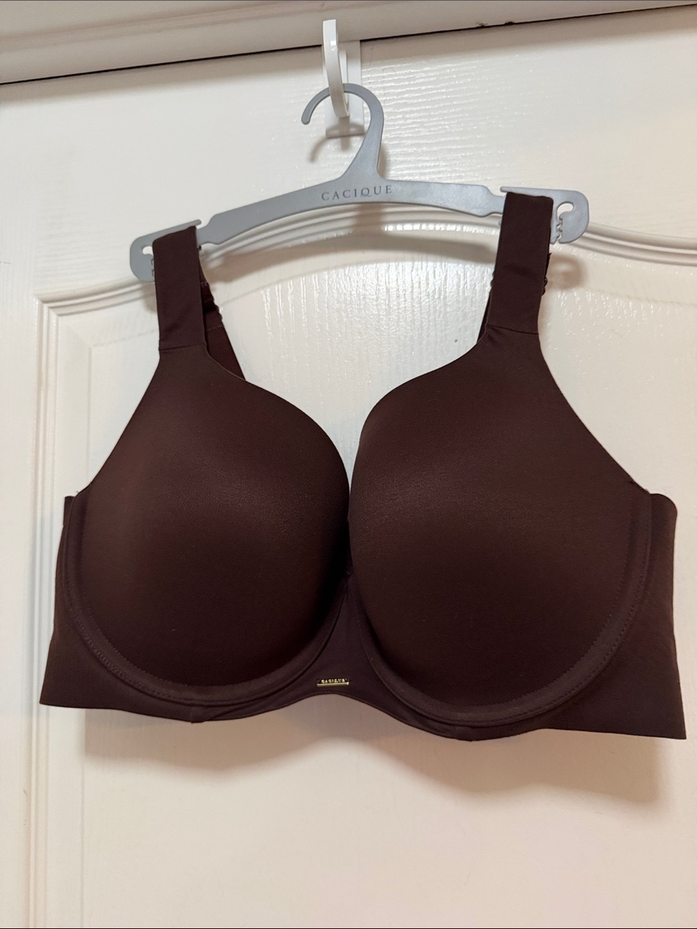 Lane Bryant Cacique Modern luxe Balconette chocolate brown size 38DD